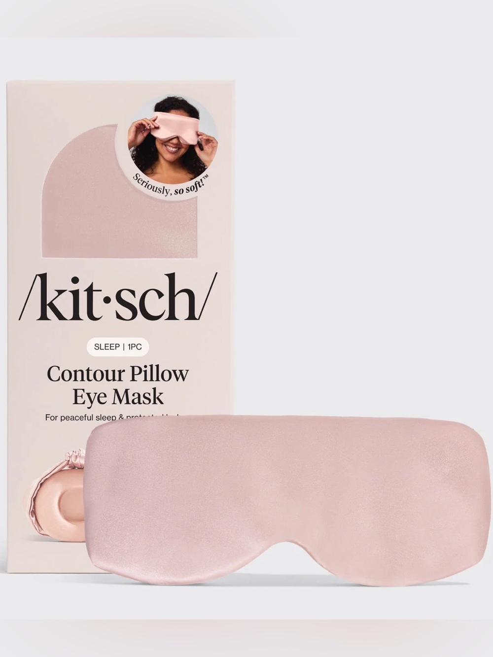 NWT Kitsch Blush Contour Pillow Eye Mask